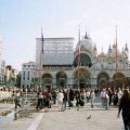 Unter Planen, die Basilica San Marco