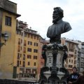 Cellini Büste auf der Ponte Vecchio