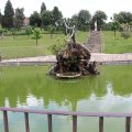 Neptunfischteich mit Statue im Giardino di Boboli