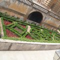 Blumenbeet am Palazzo Pitti