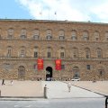 Der Eingangsbereich des Palazzo Pitti