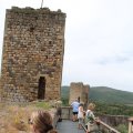 Auf der Mauer von Monteriggioni