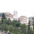 Blick auf Trinità dei Monti (Spanische Treppe) von der Terrazza del Pincio