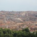 Ausblick von der Terrazza del Gianicolo über Rom, Pantheon