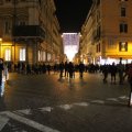 Via del Corso am Silvesterabend gegen ca. 20 Uhr