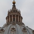 Aussichtplattform der Kuppel der Basilica di San Pietro von Dach der Basilica gesehen
