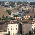 Auf dem Gianicolo: Palatin, Ponte Rotto und Tiber
