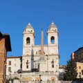 Trinità dei Monti und Scalinata di Trinità dei Monti (Spanische Treppe)