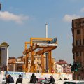 Metro "C" Baustelle an der Piazzale Appio