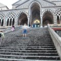 Treppe zum Turm des Duomo di Amalfi oder Cattedrale SantAndrea