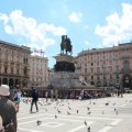 Piazza del Duomo mit dem Monumento a Vittorio Emanuele II