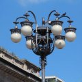 Strassenleuchter auf der Piazza del Duomo