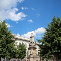 Denkmal Leonardo da Vincis auf der Piazza della Scala