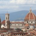 Blick von der Piazzale Michelangelo auf die Cattedrale di Santa Maria del Fiore