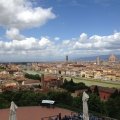 Blick von der Piazzale Michelangelo auf die Innenstadt Florenz
