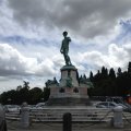 Piazzale Michelangelo mit einer Bronzeskulptur des Davids