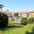 Blick vom Pincio auf die Piazzale Flaminio