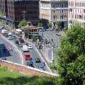 Blick vom Pincio auf die Piazzale Flaminio
