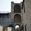 Porta Franca Eingang Monteriggionis auf der Ostseite