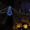Weihnachtsbeleuchtung auf der Piazza di San Salvatore in Lauro