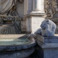 Die Löwen an der Fontana del Mosè stammen urprünglich aus dem Pantheon