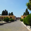 Eindrücke auf dem Cimitero Monumentale Verano (Quadriportico II) und Ingresso Monumentale