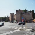 Aurelianischen Stadtmauer an der Porta Pia