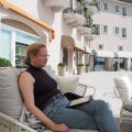Lesepause for dem Hotel