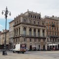 Auf der Piazza di Ponte Rosso/Via Roma, Trieste