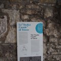 Infotafel zum Castello di San Giusto, Trieste