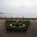 Springbrunnen mit Frau und Baby am Castello Miramare
