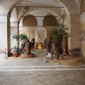 Krippe im Eingangsbereich der Basilica dei Santi XII Apostoli