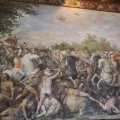 Musei Capitolini. Gemälde: Schlacht von Tullus Hostilius in der Halle der Horatier und Numitor, Palazzo dei Conservatori
