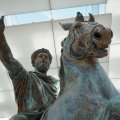 Musei Capitolini. Statua equestre di Marco Aurelio (Reiterstatue des Mark Aurels)