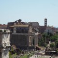 Musei Capitolini. Blick vom Tabularium auf das Foro Romano