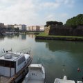 Kanal Fosso Reale und das Fortezza Nuova