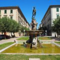 Fontana del Nettuno au der Piazza G. E. Modiglian