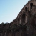 Foro Romano: Domus Tiberiana von unten