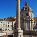 Chiesa del Santissimo Nome di Maria al Foro Traiano mit Foro Traiano und der Colonna Traiana