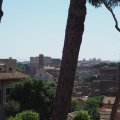 Blick von der Terazza Cafferelli in Richtung Kolosseum