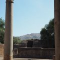 Villa Hadrian: Terme con Heliocaminus mit Blick auf Tivoli
