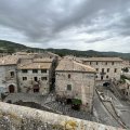 Ausblick auf den historischen Teil Bolsenas vom Rocca Monaldeschi della Cervara