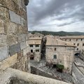 Ausblick auf den historischen Teil Bolsenas vom Rocca Monaldeschi della Cervara