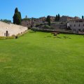 Fläche vor der Basilica Papale e Sacro Convento di San Francesco in Assisi