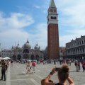 Piazza+San+Marco+mit+der+Basilica+di+San+Marco+und+dem+Campanile+di+San+Marco