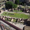 Palatin: Terrazza Belvedere del Palatino mit Blick aufs Foro Romano