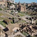 Palatin: Terrazza Belvedere del Palatino mit Blick aufs Foro Romano