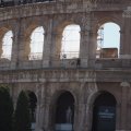 Feuerwehrübung am Colosseo