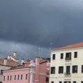 Dunkle Wolken über Chioggia