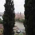 Blick auf Verona von der Piazzale Castel S. Pietro